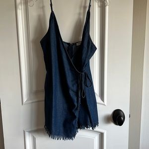 Denim Wrapround Romper